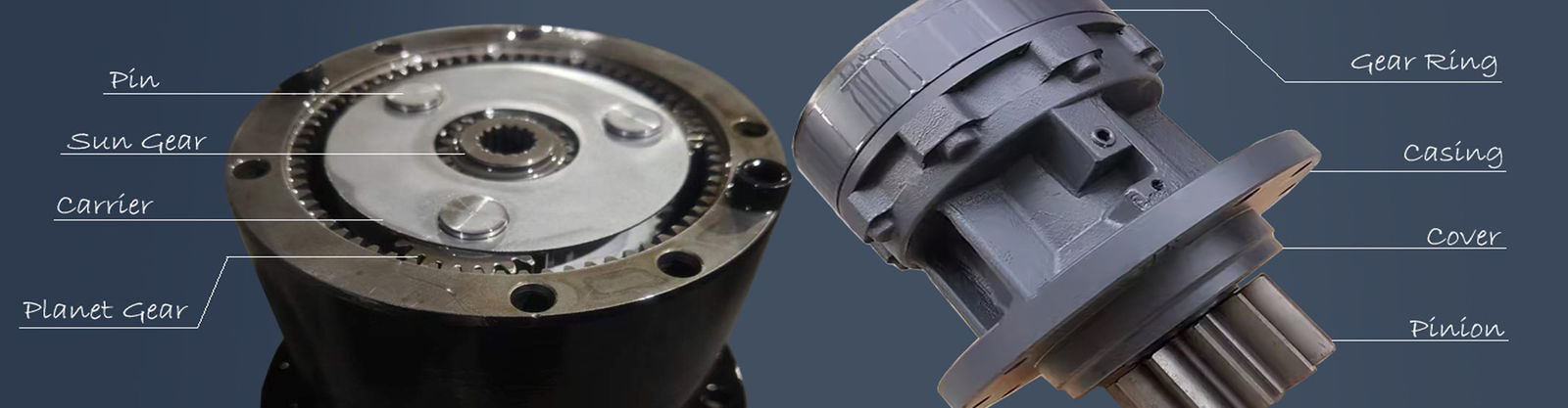 علبة التروس الحفارة تخفض Assy