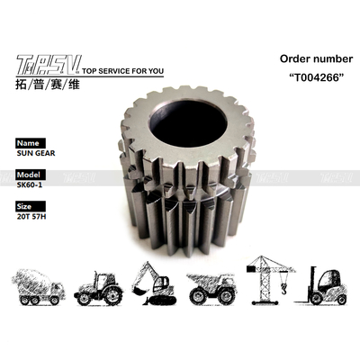 2401P1321 ترس الشمس المتأرجح للحفارة 2 مرحلة للصيانة في الآلات الفولاذية وآلات الحفارات