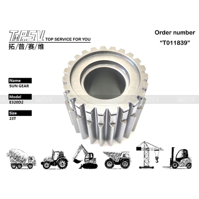 367-8368 اللون الأسود E320D2 الحفرة سوينغ 2 مرحلة شمسية معدات لخفض الكواكب في ورشة إصلاح الآلات