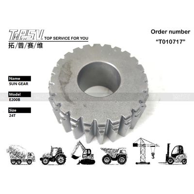 096-0583 آلات الحفر المستخدمة حفارة E200B علبة تروس السفر ذات المرحلتين Sun Gear Box باللون الأسود