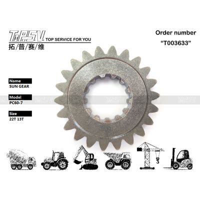 201-26-71150 سهلة التثبيت PC60-7 الحفرة سوينغ 1 مرحلة شمسية مع محركات الدفع الهيدروليكي أداء موثوق به