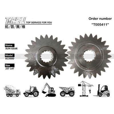 VOE14570934 صيانة زيت التروس EC290D حفارة ترس الشمس المستخدم في آلات الحفارات مع اللون الأسود