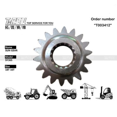 سهلة التركيب الأسود CLG936 حفارة سوينغ 1 المرحلة الشمسية والعتاد حفارة نظام ناقل الحركة باللون الأسود