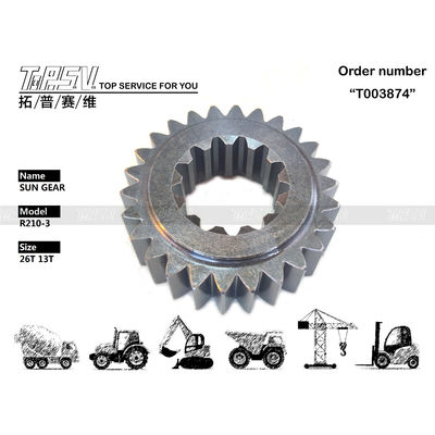 يعتمد على حجم حفارة R210-3 تروس التأرجح المرحلة 1 ترس الشمس لأداء موثوق به في الآلات الثقيلة