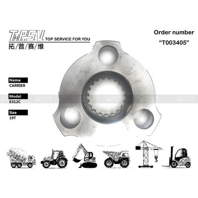 191-2599 الصلب الوزن الثقيل E312C الحفرة المتحركة حامل 1 مرحلة بنيت لتحمل ظروف تعدين الطاقة توفير دعم هيكلي قوي وتشغيل
