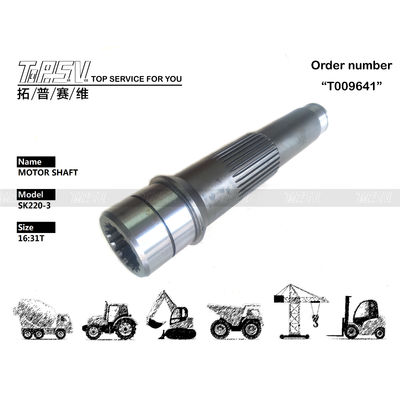 جودة  2441U739S1 Excavator Hydraulic Motor Shaft FOR KOBELCO SK220-3 SK220-4 مصنع