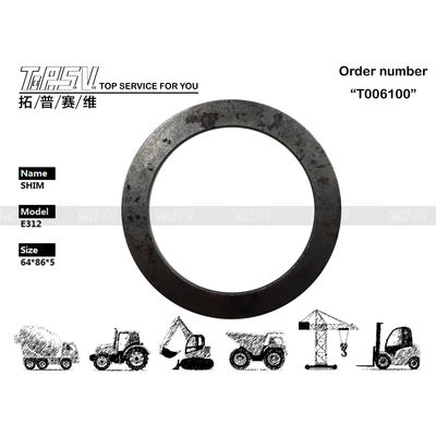XJDG-00019 الحفرة قطع غيار معدات التشغيل لهيونداي R110-7 64 * 85.5 * 5