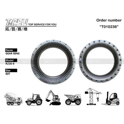 R220-9 80T الحفرة السفر حلقة معدات الصلب 39Q6-42110 للدوران