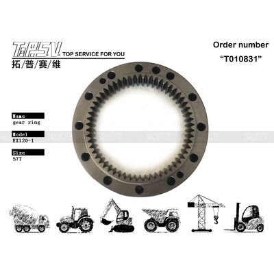2023961 حلقة التروس الفولاذية المتحركة لـ HITACHI EX120-1 57T إصلاح الحفارة