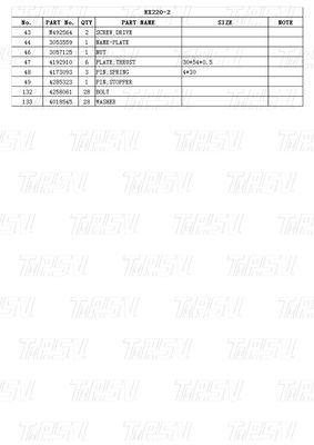 EX220-2 الكوكبية المكثفة الحفرة سفر محرك الكتالوج 9091682 9116394 9116395