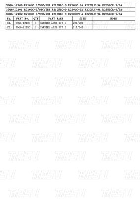 39Q6-12100 39Q6-12101 39Q6-12102 R220-9 محول على حفرة مدفوعة سوينغ كتالوج