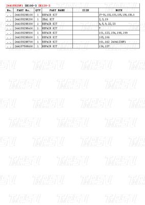 محرك 2441U829F1 SK120-3 الحفرة متوافق مع مختلف العلامات التجارية والنماذج للحفرة