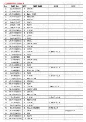 اللون الأسود LC15V00026F1 SK350-8 محرك الحفر النهائي