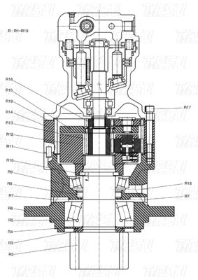 K1045875 DH80 الحفرة الدفع المتحركات المتحركة الكتالوج الألوان القابلة للتخصيص