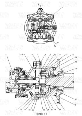 E307C محرك محرك الحفر الهيدروليكي للطلبات المتطلبة