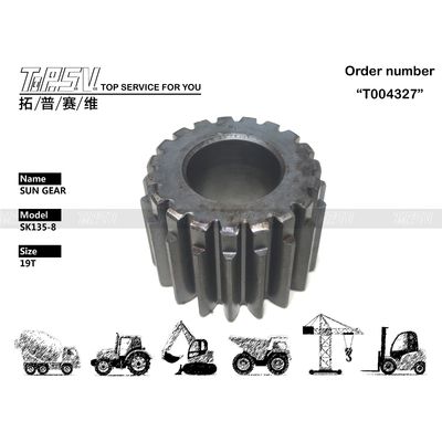 سهلة التثبيت SK135-8 الحفار المرن 2 مرحلة الشمس Gear Reducer أجزاء العجلات لمحلات إصلاح الآلات