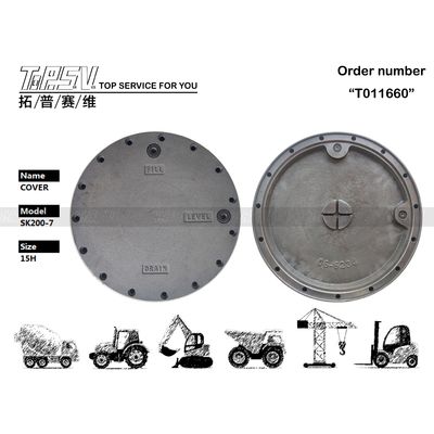 YN53D00008S001 المحرك الهيدروليكي SK200-7 المحرك النهائي للحفر غطاء علبة التروس لنقل الطاقة الأمثل