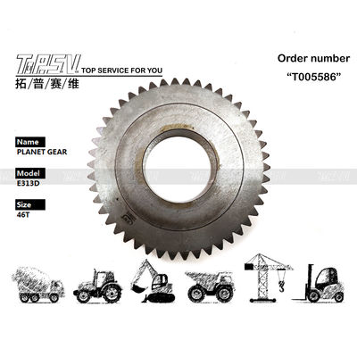136-2836 اللون الأسود E315 الحفرة السفر 1 مرحلة معدات الكواكب مع مستوى ضجيج منخفض ومادة الصلب