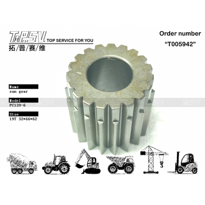 محرك قيادة التروس الشمسية ثنائي المراحل للحفارة PC120-6 في البناء الشاق