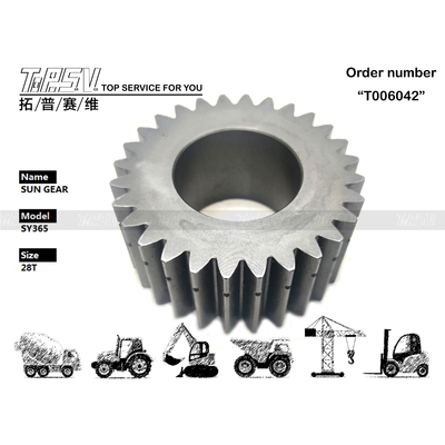 تغليف نقل الحقيبة المتعامل بها SY365 أجزاء تروس الشمسية ذات المرحلتين لحركة الحفار