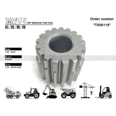 7Y-1430 ترس شمسي عالي الدقة من الدرجة الثانية لحفارة E320C مع محرك هيدروليكي ومخفض كوكبي