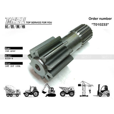 39Q6-42310 Planetary Reducer R220-9 Excavator Travel 1 Stage Sun Gear Steel Material for Gear Oil Maintenance and Durability Guaranteed