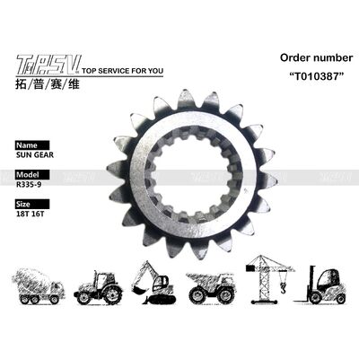 XKAQ-00456 صيانة زيت التروس R335-9 حفارة دوارة المرحلة 1 علبة تروس الشمسية مكون متين للخدمة الشاقة مناسب للحفارات الهيدروليكية استبدال