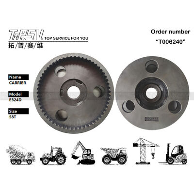267-6799 عبوة نقل الحقائب المتعامل بها E324D هيكل فولاذي لحامل السفر الكوكبي للحفارات من 3 مراحل مصمم لقطاع تعدين الطاقة لضمان التشغيل