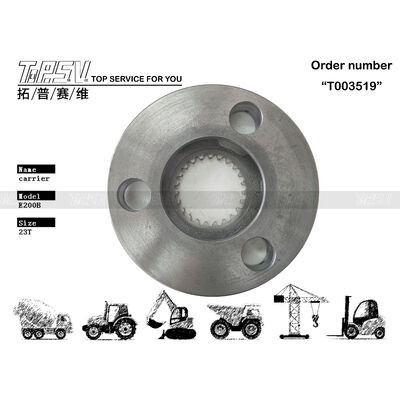 7Y-1751 محرك هيدروليكي E200B الحفرة المتحركة 1 مرحلة حامل الكواكب الأسود اللون متوافق مع مختلف نماذج الحفرة ضمان التشغيل