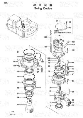 Good price 9111265 عبء ثقيل EX120-2 حفرة محرك الدفع المتحرك نظام كتالوج محرك هيدروليكي الانترنت