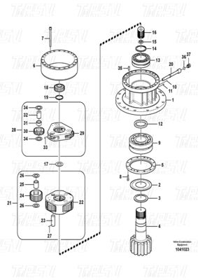 Good price تعدين الطاقة VOE14569767 VOE14724044 EC290B كتالوج محرك الدفع المتحرك للحفر للعلامات التجارية والنماذج المتوافقة الانترنت
