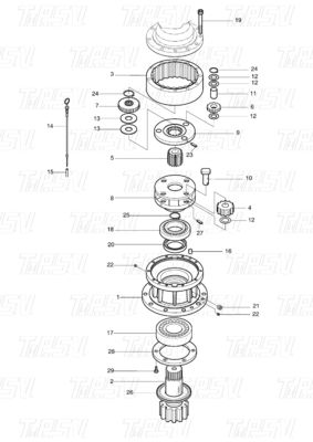 Good price 404-00062 DH150-7 حفرة الدفع المتحركات الكتالوج المحركات للعديد من العلامات التجارية والنماذج الانترنت