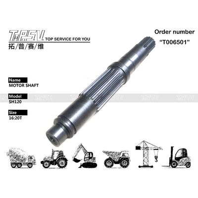 Good price PC120-6 GM18VL الحفرة السفر محرك العمود الأسود TZ269B2002-00 16:20T الانترنت