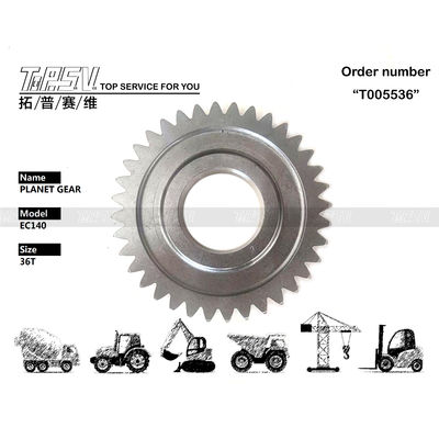 Good price مستوى ضوضاء منخفض EC140 حفارة السفر 1 المرحلة كوكبي تروس مع تركيب تشابك التروس والمواد الفولاذية الانترنت