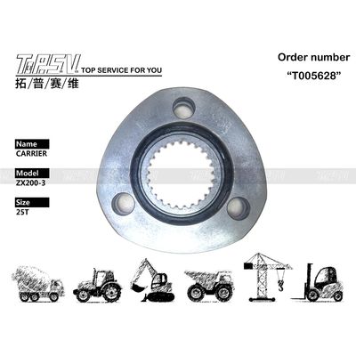 2050691 الأسود ZX200-3 الحفرة السفر 1 مرحلة جهاز حامل يعتمد على نوع التعبئة لسهولة التعامل والصيانة