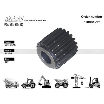 FUFRP-1159-08 دقة عالية PC30-7 الحفرة السفر 2 مرحلة شمسية معدات في اللون الأسود