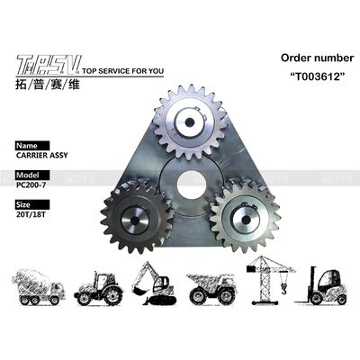 PC200-7 حفرة أوزان 1 مرحلة حامل ASSY لمعدات الحفر