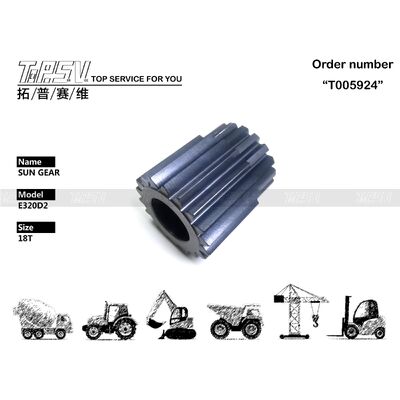 Good price 333-2990 E320D2 Excavator Travel 2 Stage Sun Gear Parts لقطع غيار حفارة محرك السفر الانترنت