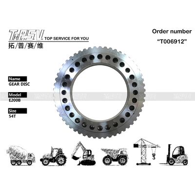 096-4318 E200B Excavator Travel 3 Stage Gear Disc Parts لقطع غيار حفارة محرك السفر